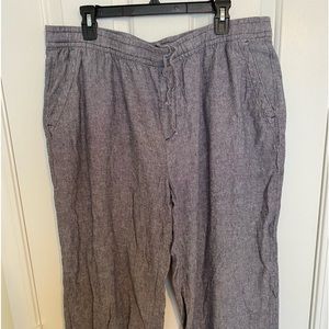 Old Navy linen blend wide leg pants, XL